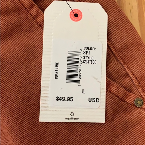 Billabong Orange Shorts - Picture 2 of 5